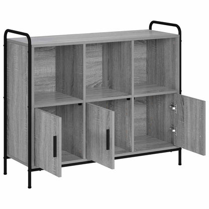 Sideboard Grey Sonoma 97 x 33 x 81 cm Engineered Wood