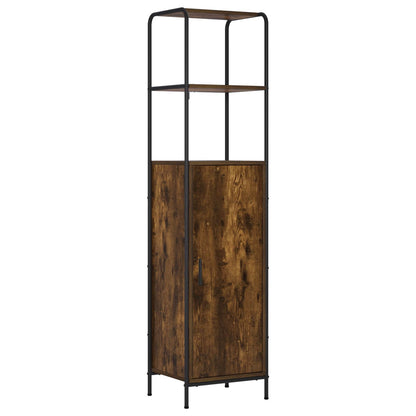 Highboard Smoked Oak 40 x 33 x 161 cm Engineered Wood
