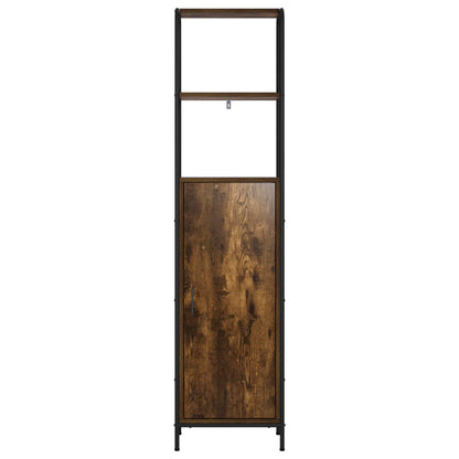 Highboard Smoked Oak 40 x 33 x 161 cm Engineered Wood