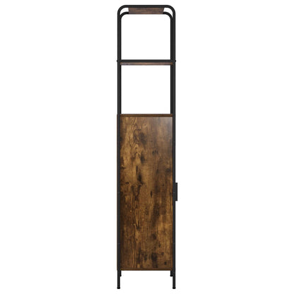 Highboard Smoked Oak 40 x 33 x 161 cm Engineered Wood