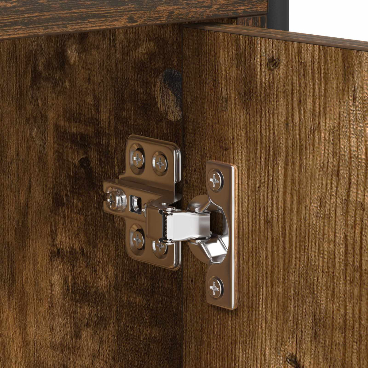 Highboard Smoked Oak 65 x 33 x 161 cm Engineered Wood