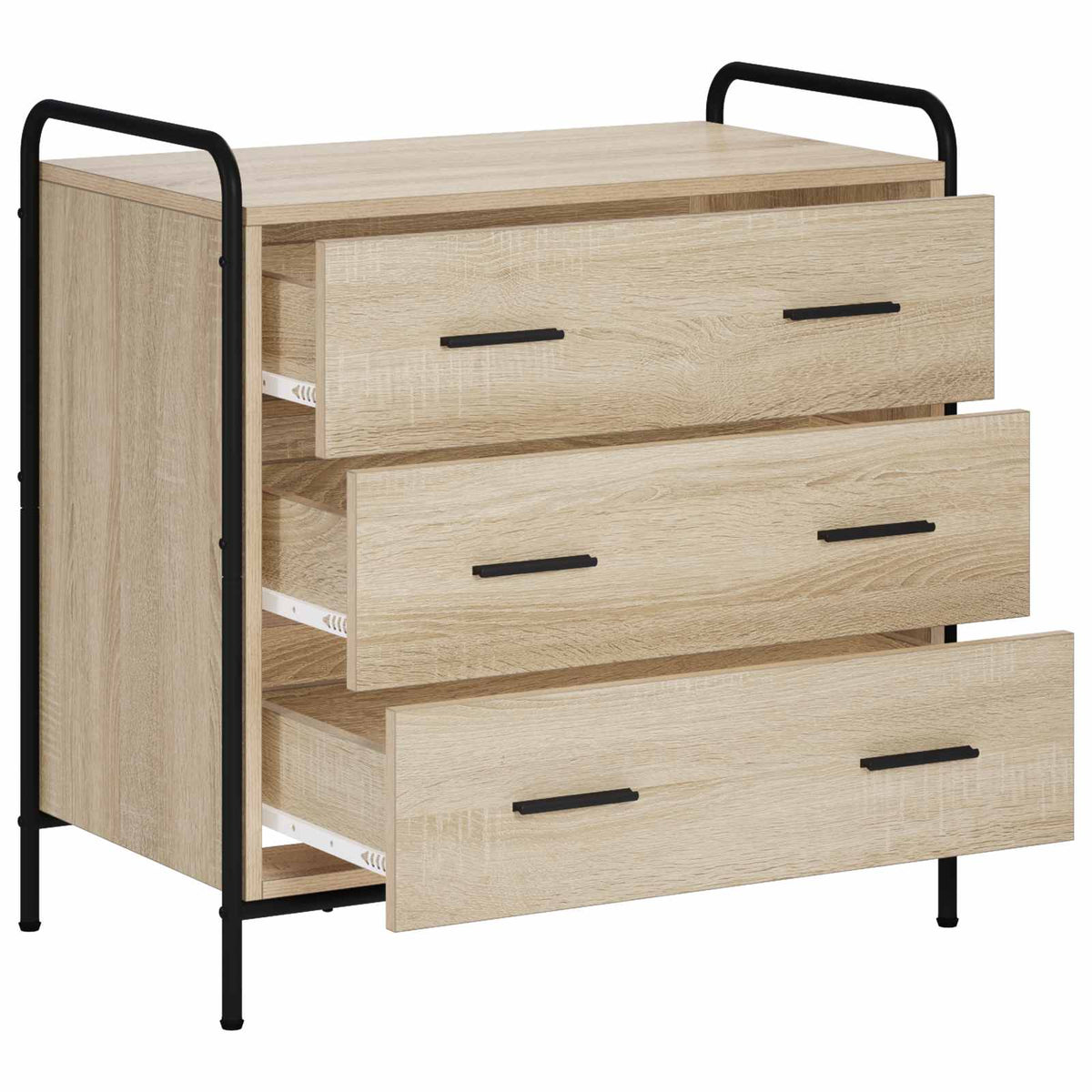Drawer Cabinet Sonoma Oak 70 x 39.5 x 71 cm Engineered Wood