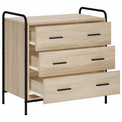 Drawer Cabinet Sonoma Oak 70 x 39.5 x 71 cm Engineered Wood