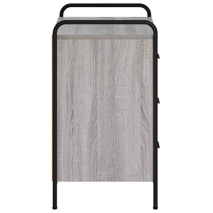 Drawer Cabinet Grey Sonoma 70 x 39.5 x 71 cm Engineered Wood