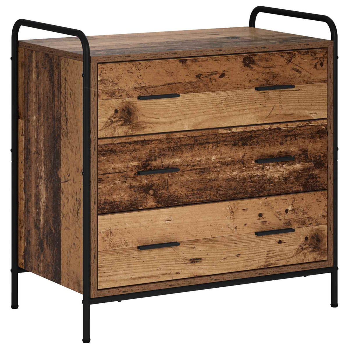 Drawer Cabinet Old Wood 70 x 39.5 x 71 cm Engineered Wood