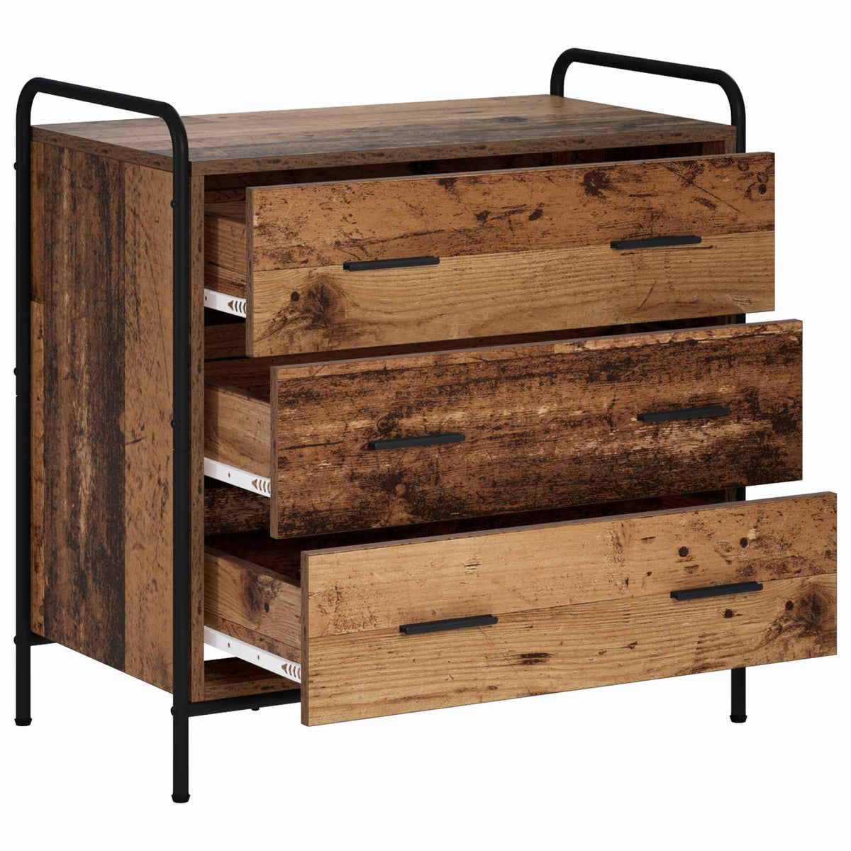 Drawer Cabinet Old Wood 70 x 39.5 x 71 cm Engineered Wood