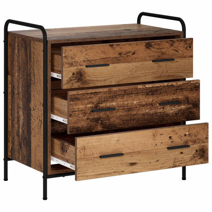 Drawer Cabinet Old Wood 70 x 39.5 x 71 cm Engineered Wood