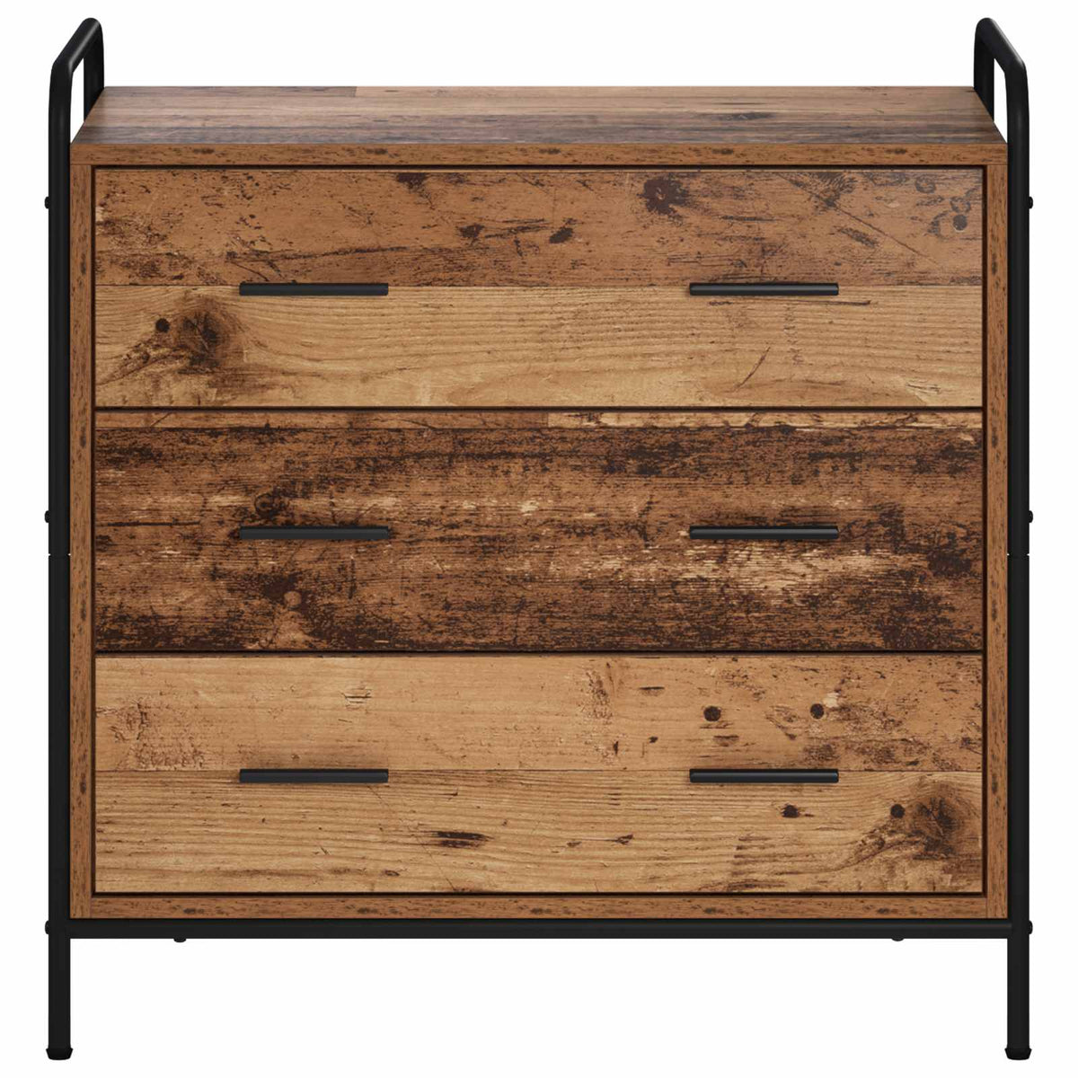 Drawer Cabinet Old Wood 70 x 39.5 x 71 cm Engineered Wood
