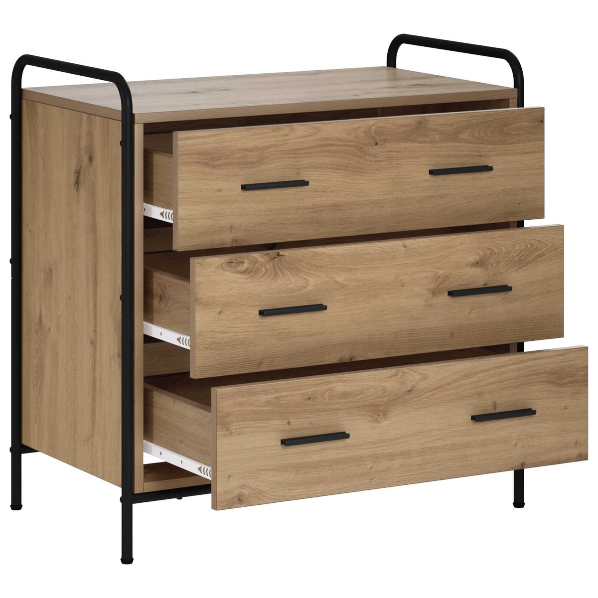 Drawer Cabinet Artisan Oak 70 x 39.5 x 71 cm Engineered Wood