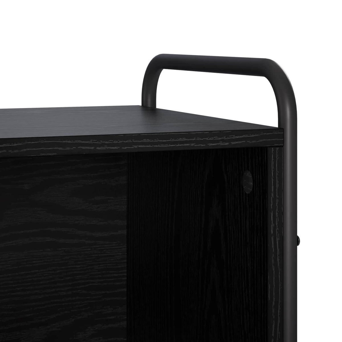 Book Cabinet 80 x 33 x 80 cm Engineered Wood Black Oak