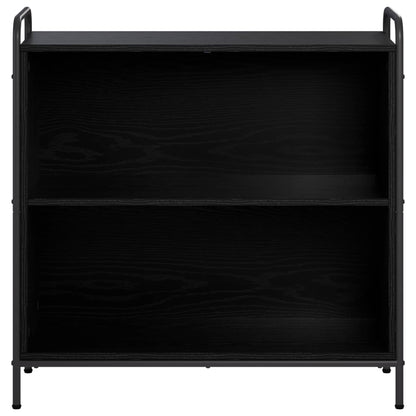 Book Cabinet 80 x 33 x 80 cm Engineered Wood Black Oak
