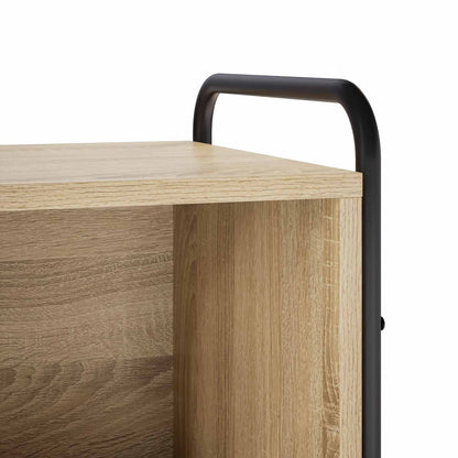 Book Cabinet 80 x 33 x 80 cm Engineered Wood Sonoma Oak
