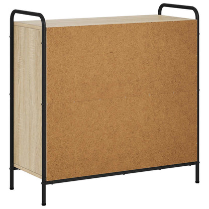Book Cabinet 80 x 33 x 80 cm Engineered Wood Sonoma Oak