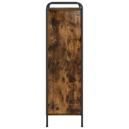 Book Cabinet 43 x 33 x 111 cm Engineered Wood Smoked Oak