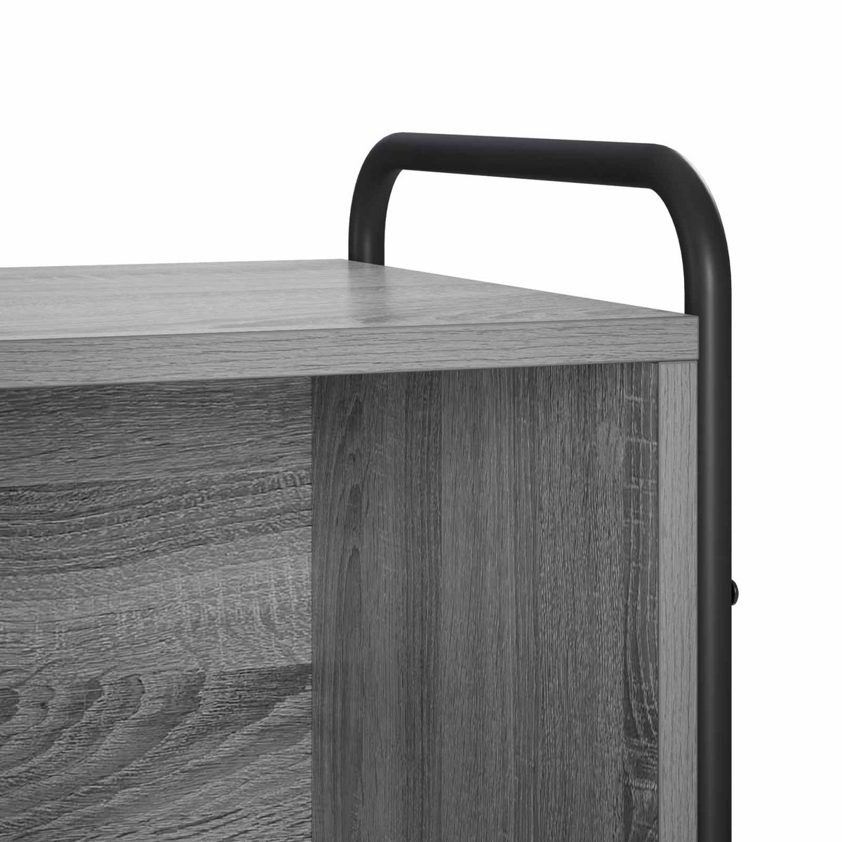 Book Cabinet 43 x 33 x 111 cm Engineered Wood Grey Sonoma