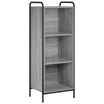 Book Cabinet 43 x 33 x 111 cm Engineered Wood Grey Sonoma