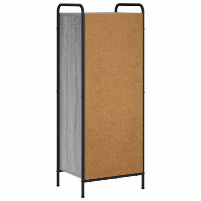 Book Cabinet 43 x 33 x 111 cm Engineered Wood Grey Sonoma