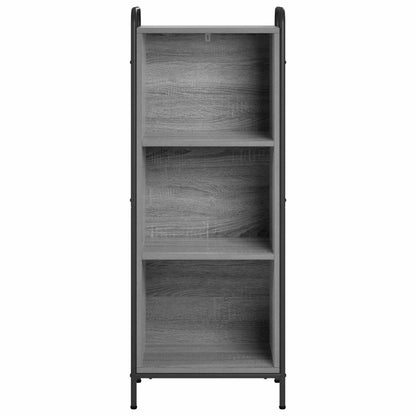 Book Cabinet 43 x 33 x 111 cm Engineered Wood Grey Sonoma