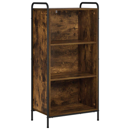 Book Cabinet 55.5 x 33 x 111 cm Engineered Wood Smoked Oak