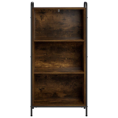 Book Cabinet 55.5 x 33 x 111 cm Engineered Wood Smoked Oak