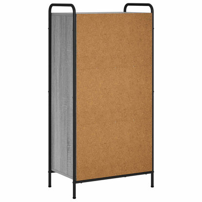 Book Cabinet 55.5 x 33 x 111 cm Engineered Wood Grey Sonoma