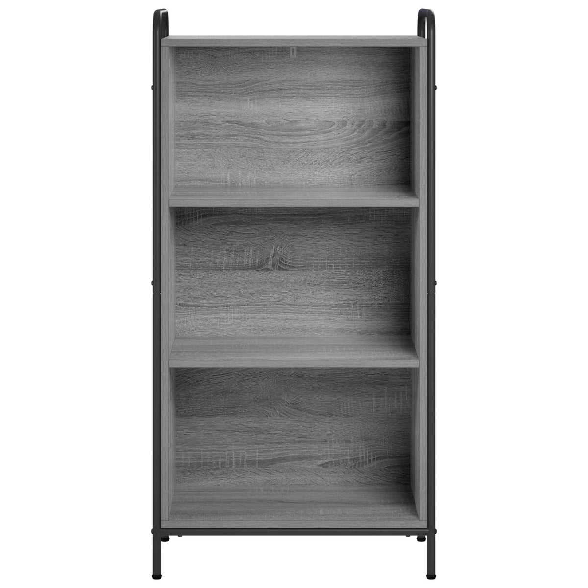 Book Cabinet 55.5 x 33 x 111 cm Engineered Wood Grey Sonoma