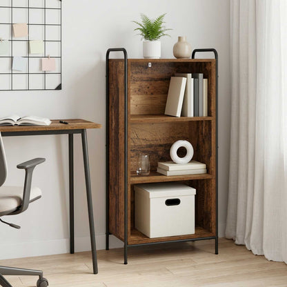 Book Cabinet 55.5 x 33 x 111 cm Engineered Wood Old Wood
