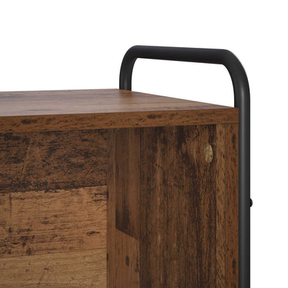 Book Cabinet 55.5 x 33 x 111 cm Engineered Wood Old Wood