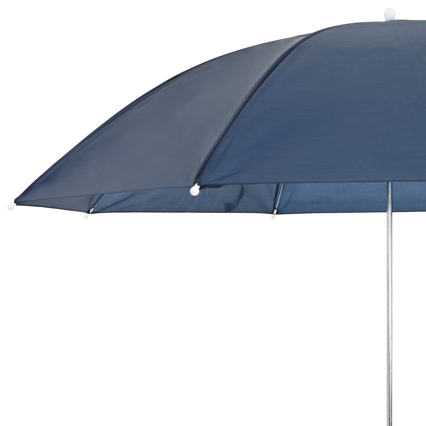 Umbrella with Clamp 2 pcs Navy Blue Ø 105 x 86 cm