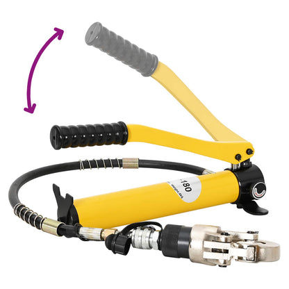 Hydraulic Pipe Crimping Tool Yellow 60 kN TH16-32 mm V12-28 mm