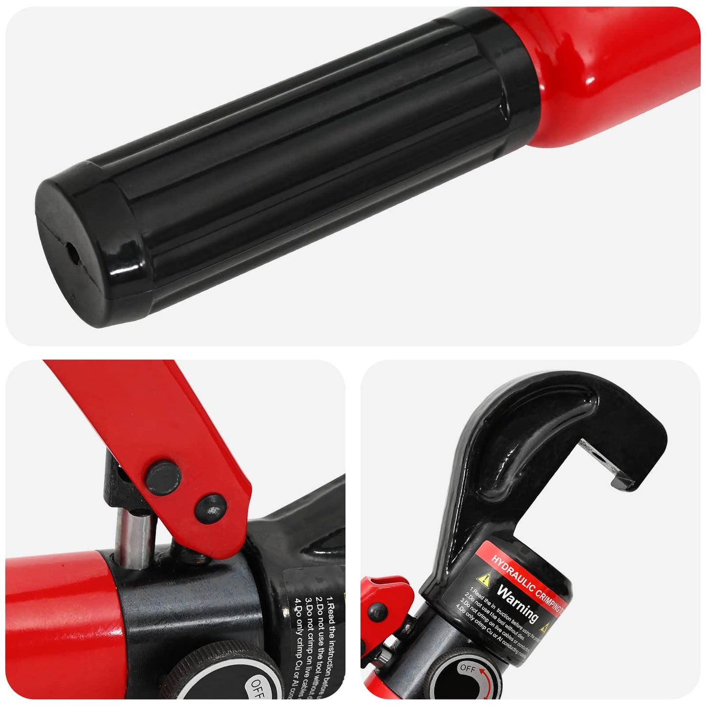 Hydraulic Cable Crimping Tool 50 kN 4-70 mm² Steel