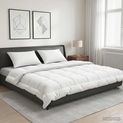 Duvet 220x240 cm 4 Seasons 300 GSM Australian Wool White