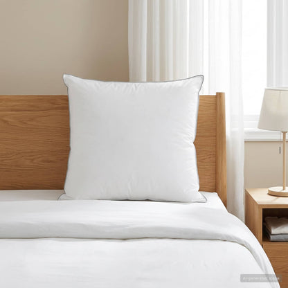 Pillow 80 x 80 cm Australian Wool White