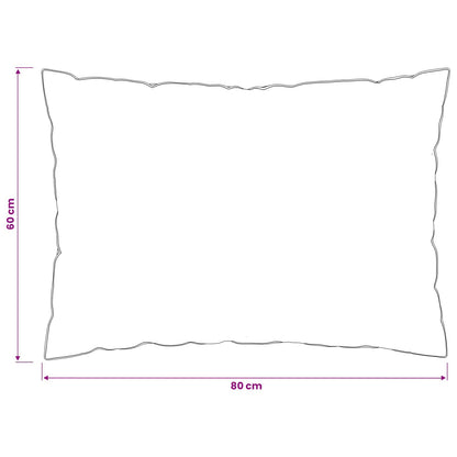Pillow 2 pcs 60 x 80 cm Australian Wool White