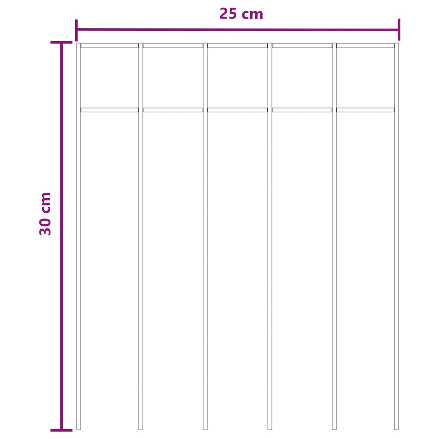 Garden Fence Panel 48 pcs Galvanised Steel Silver