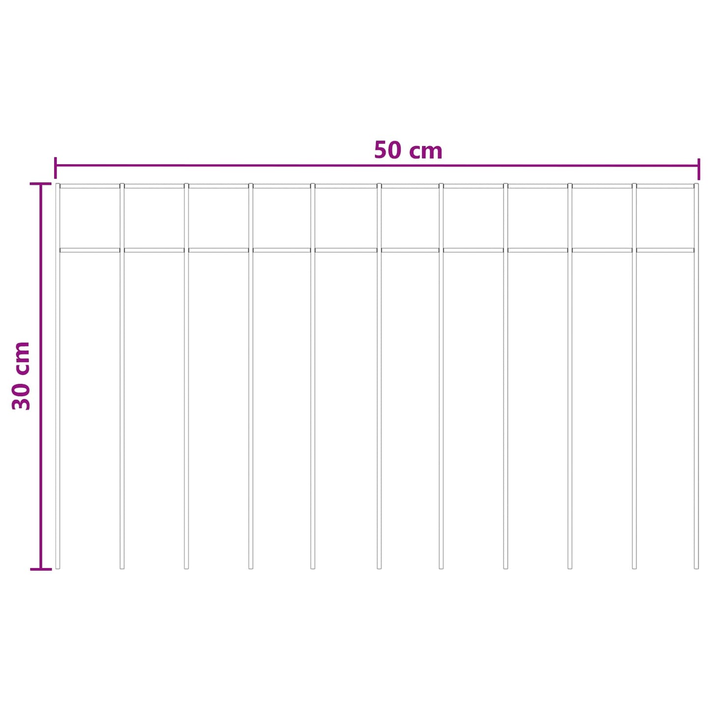 Garden Fence Panel 48 pcs Galvanised Steel Silver