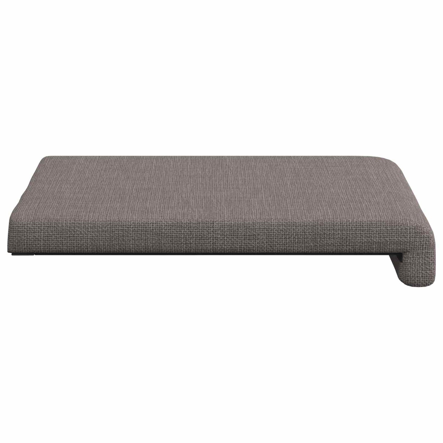 Bench Cushion 2 pcs Fabric Taupe Depth 35 cm