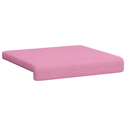 Bench Cushion 2 pcs Fabric Pink Depth 35 cm