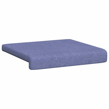 Bench Cushion 2 pcs Fabric Jeans Blue Depth 35 cm