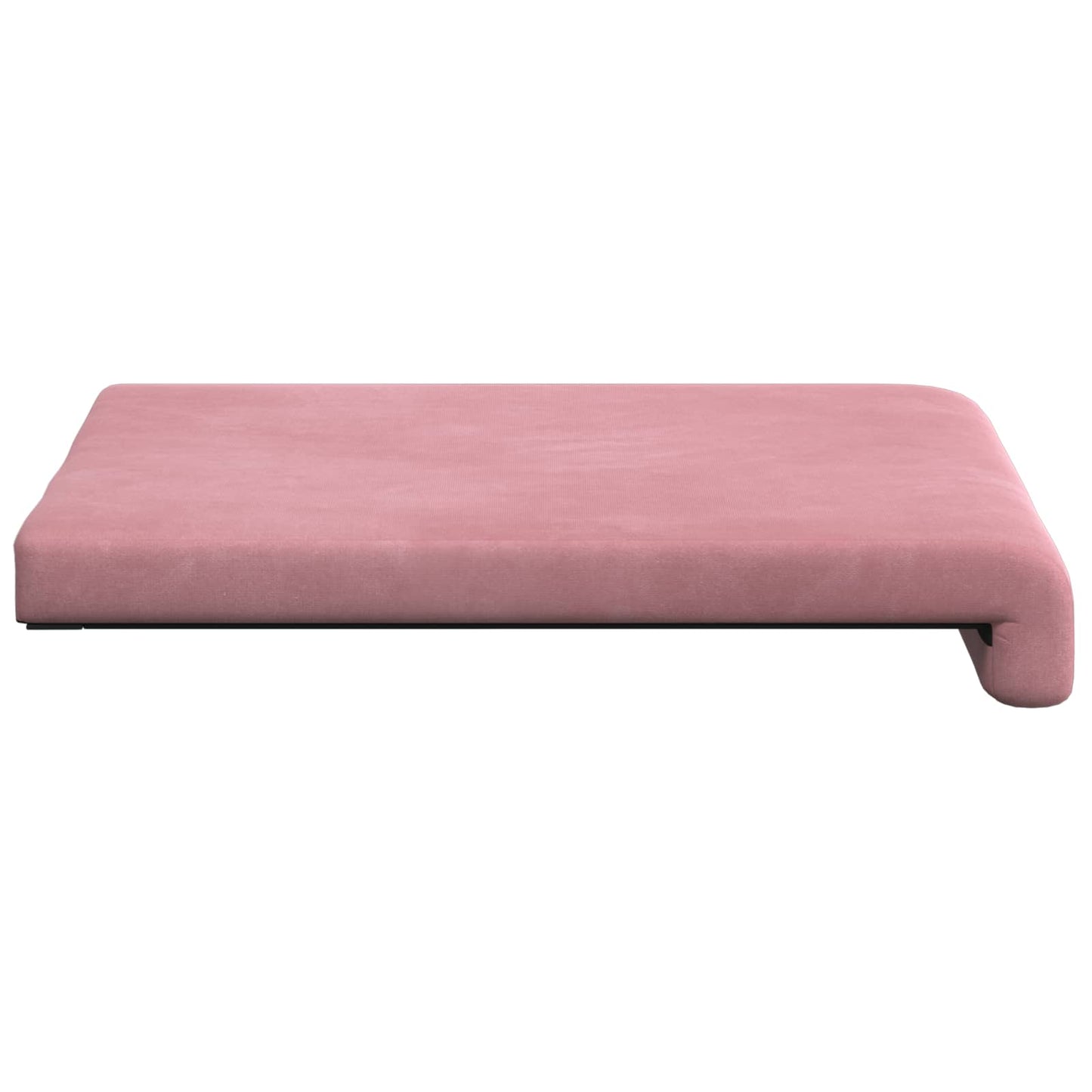 Bench Cushion 2 pcs Velvet Pink Depth 35 cm