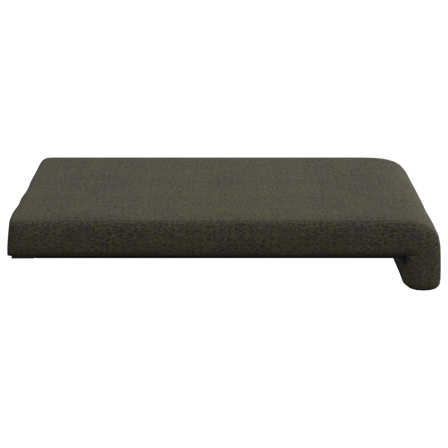 Bench Cushion 2 pcs Faux Suede Fabric Army Green Depth 35 cm