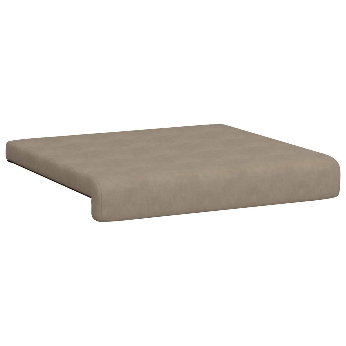 Bench Cushion 2 pcs Microfiber Taupe Depth 35 cm