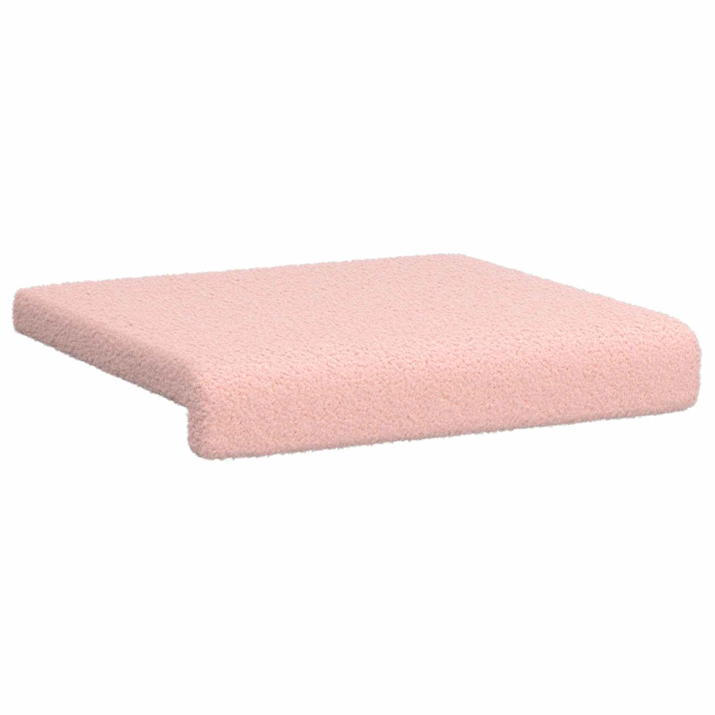Bench Cushion 2 pcs Sherpa Fabric Pink Depth 35 cm
