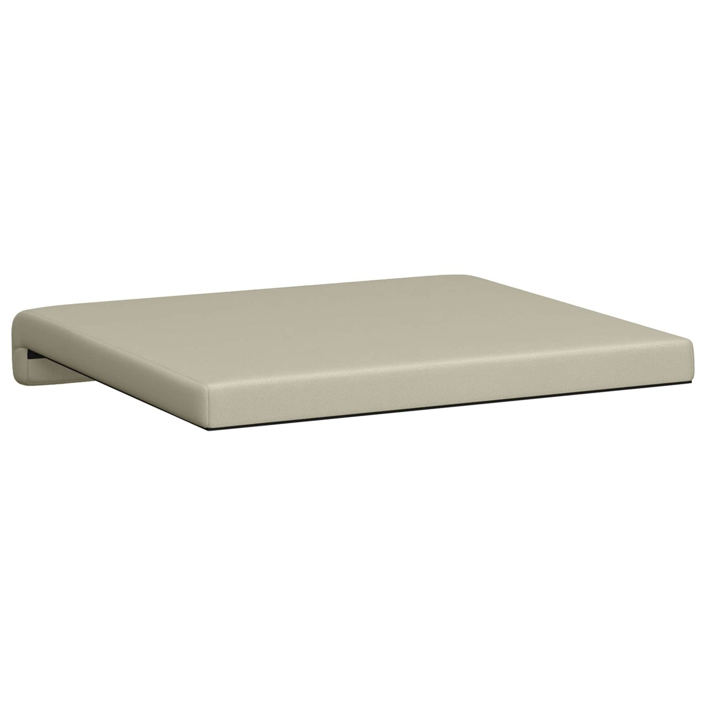 Bench Cushion 2 pcs Textured Velvet Sand Depth 35 cm