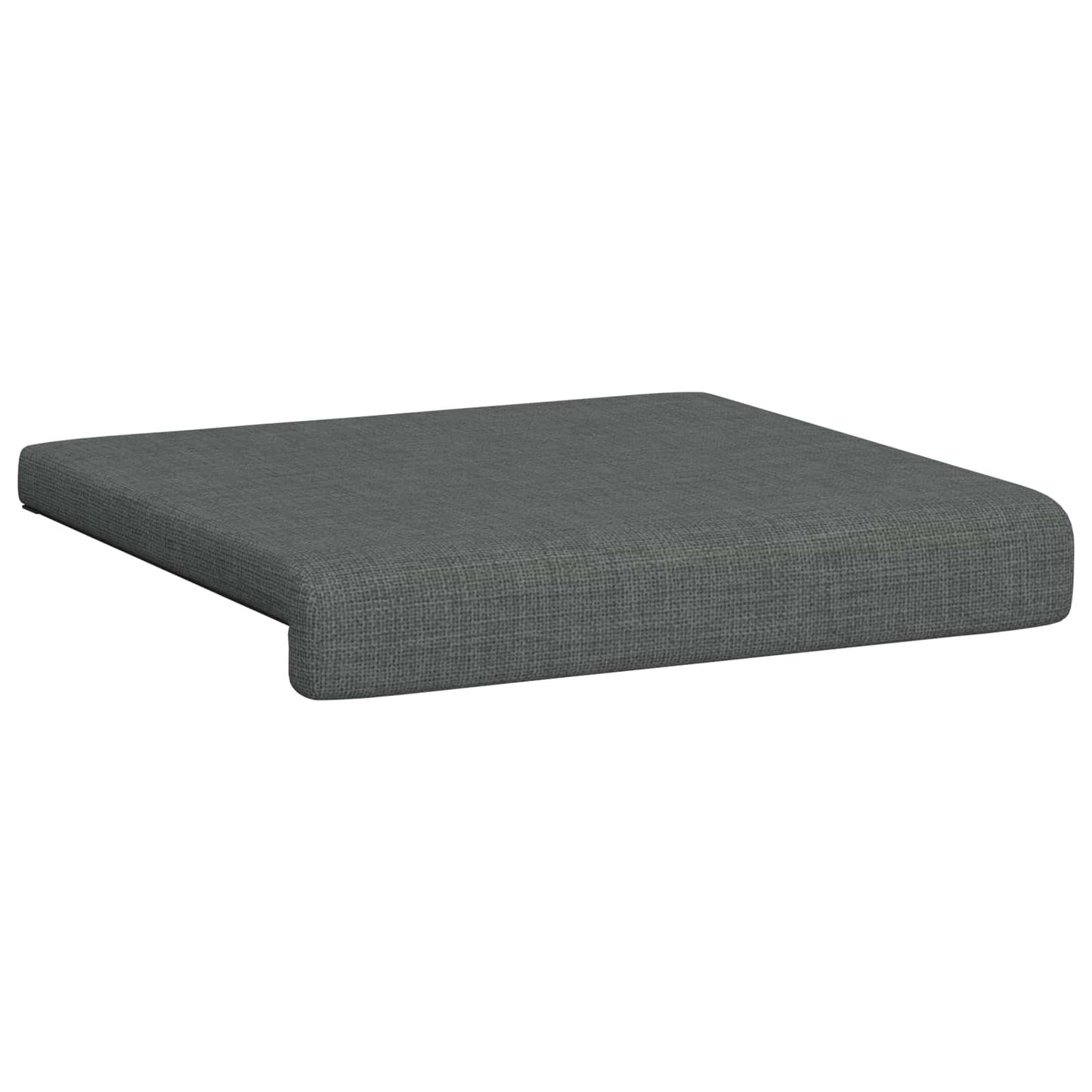Bench Cushion 4 pcs Fabric Dark Grey Depth 35 cm