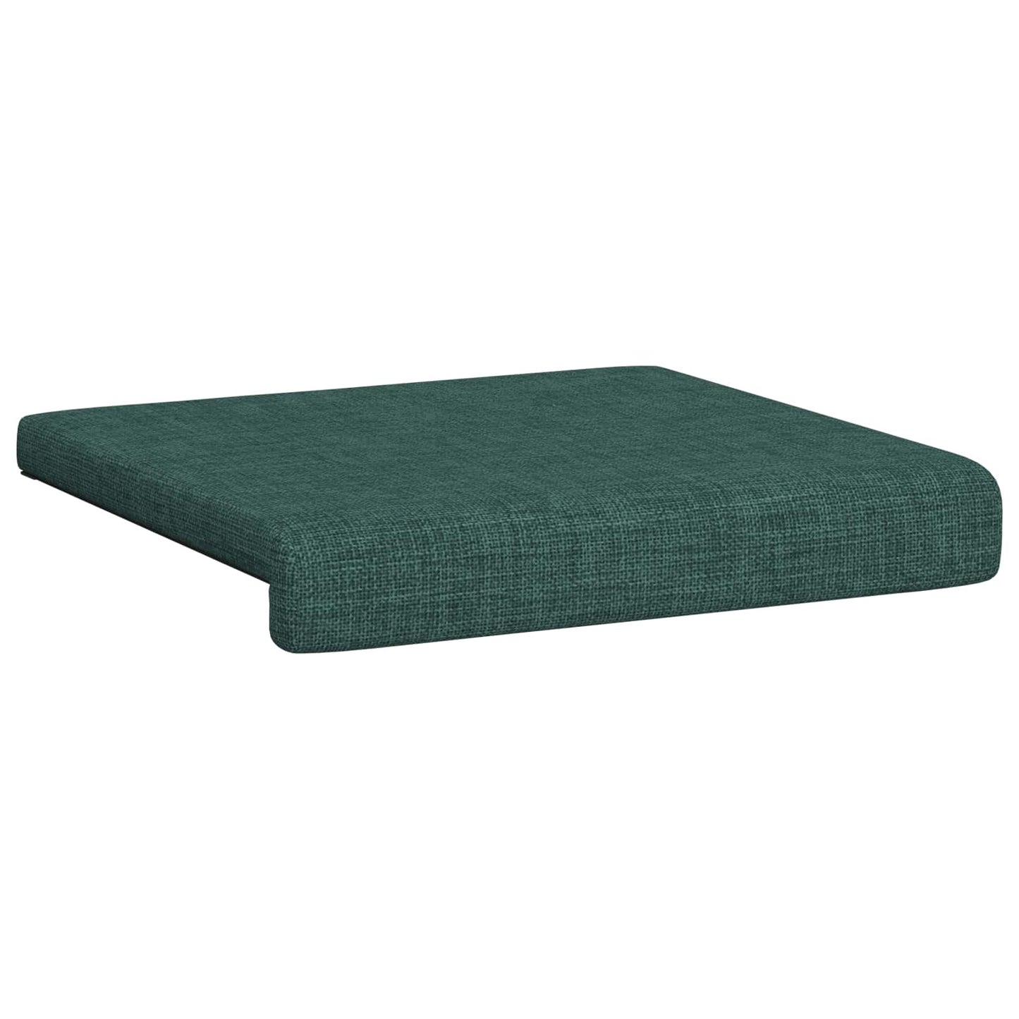 Bench Cushion 4 pcs Fabric Dark Green Depth 35 cm
