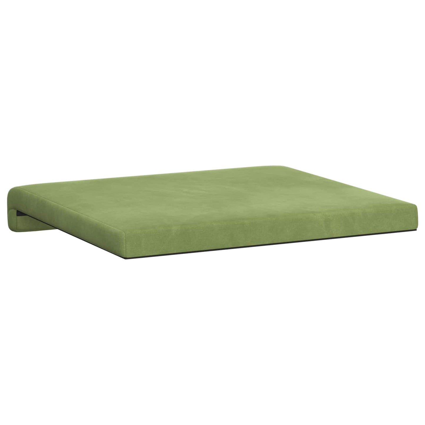 Bench Cushion 4 pcs Velvet Light Green Depth 35 cm