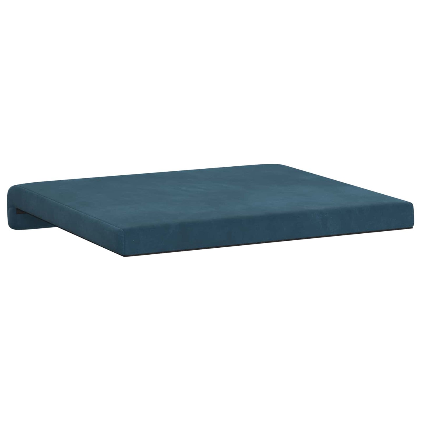 Bench Cushion 4 pcs Velvet Blue Depth 35 cm