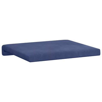 Bench Cushion 4 pcs Velvet Police Blue Depth 35 cm