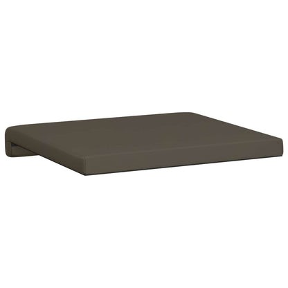 Bench Cushion 4 pcs Faux Leather Grey Depth 35 cm